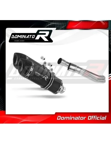 Silencieux slip-on Dominator HP1 Noir pour BMW K1600 GT GTL (2011-2023)