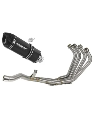 Ligne d'échappement complète inox Dominator HP1 Noir pour Yamaha XJ 6N / S / F (2009-2016)