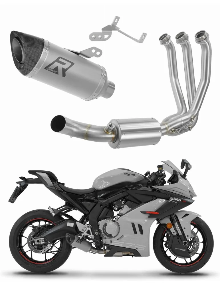 Ligne d'échappement complète Dominator HP8 Titane pour CF Moto 675 SR-R (2024-2026)