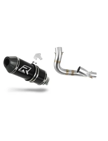 Silencieux slip-on Dominator HP3 Noir pour Ducati Streetfighter V4 (2019-2023)
