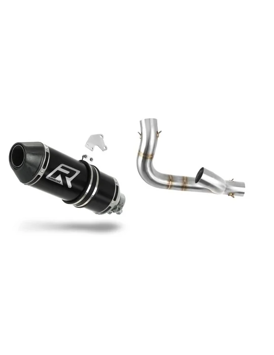 Silencieux slip-on Dominator HP3 Noir pour Ducati Streetfighter V4 2019-2023, vue 1
