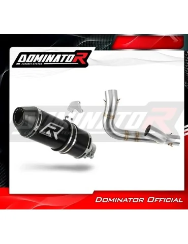 Silencieux slip-on Dominator HP3 Noir pour Ducati Streetfighter V4 (2019-2023)