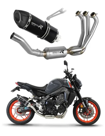 Ligne d'échappement complète inox Dominator HP5 Noir pour Yamaha MT 09 EX (2021-2023)