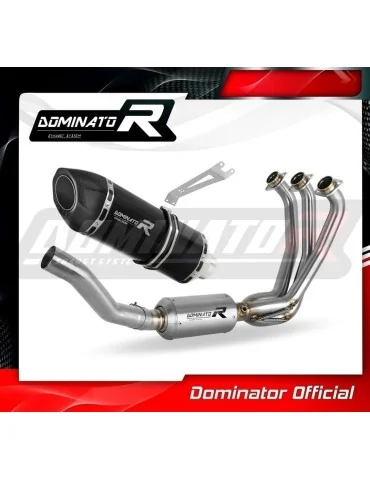 Ligne d'échappement complète inox Dominator HP5 Noir pour Yamaha MT 09 EX (2021-2023)