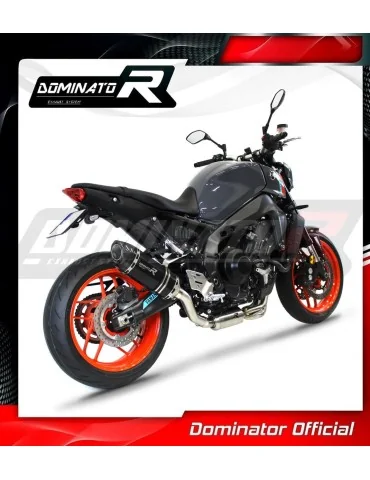 Ligne d'échappement complète inox Dominator HP5 Noir pour Yamaha MT 09 EX (2021-2023)