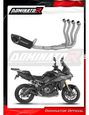 Ligne d'échappement complète inox Dominator HP8 Noir pour Suzuki GSX-S 1000 GX (2025-2026)