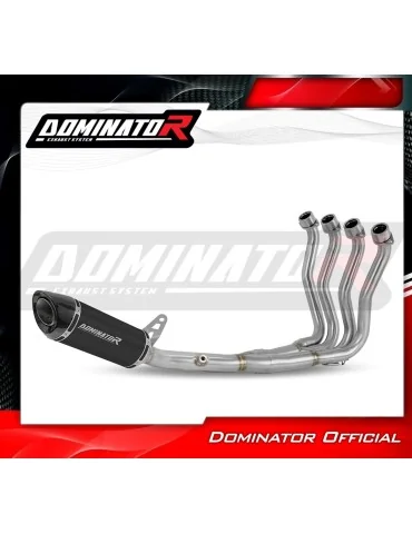 Ligne d'échappement complète inox Dominator HP8 Noir pour Suzuki GSX-S 1000 GX (2025-2026)