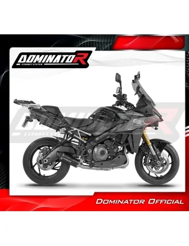 Ligne d'échappement complète inox Dominator HP8 Noir pour Suzuki GSX-S 1000 GX (2025-2026)