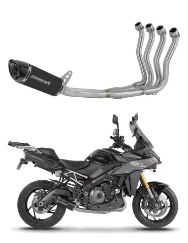 Ligne d'échappement complète inox Dominator HP8 Noir pour Suzuki GSX-S 1000 GX (2024)