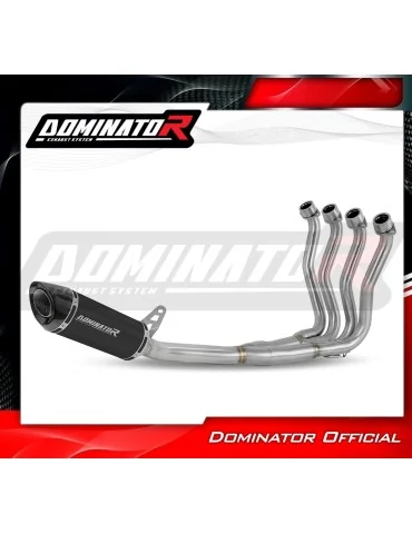 Ligne d'échappement complète inox Dominator HP8 Noir pour Suzuki GSX-S 1000 GX (2024)