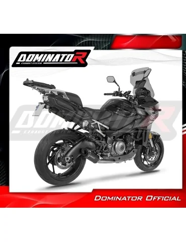 Ligne d'échappement complète inox Dominator HP8 Noir pour Suzuki GSX-S 1000 GX (2024)