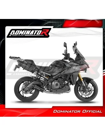 Ligne d'échappement complète inox Dominator HP8 Noir pour Suzuki GSX-S 1000 GX (2024)