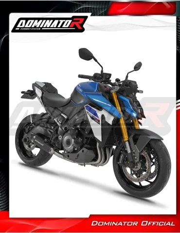 Ligne d'échappement complète inox Dominator HP8 Noir pour Suzuki GSX-S 1000 / 1000 GT / 950 (2025)