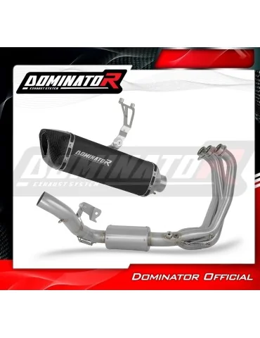 Ligne d'échappement complète inox Dominator HP6 Noir pour Yamaha YZF R9 (2025)