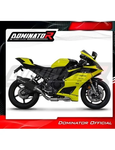 Ligne d'échappement complète inox Dominator HP6 Noir pour Yamaha YZF R9 (2025)