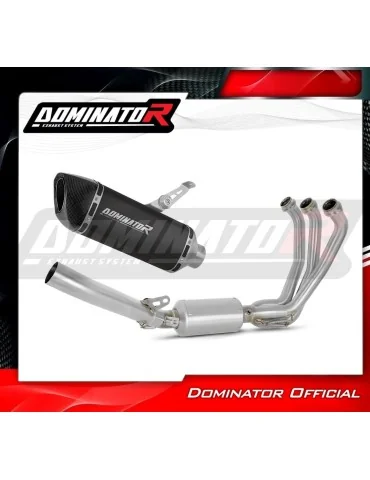 Ligne d'échappement complète inox Dominator HP6 Noir pour Yamaha MT-09 (2024-2025)