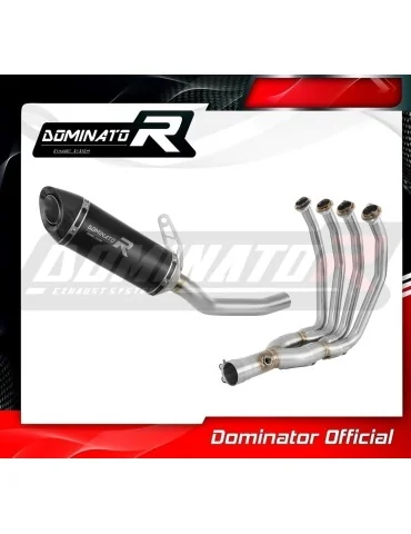 Ligne d'échappement complète inox Dominator HP8 Noir pour Kawasaki Z800 (2013-2016)