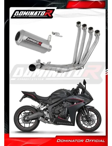 Ligne d'échappement complète inox Dominator GP pour Honda CBR 650 R / E-Clutch (2024-2025)