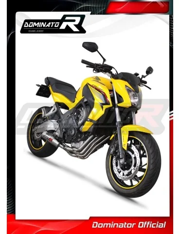 Ligne d'échappement complète inox Dominator GP pour Honda CBR 650 F (2014-2018)