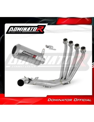 Ligne d'échappement complète inox Dominator GP pour Honda CB 650 F (2014-2018)