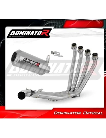 Ligne d'échappement complète inox Dominator GP pour Honda CB 650 R (2019-2023)