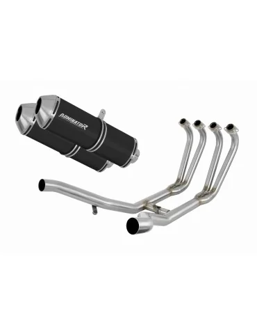 Ligne d'échappement complète inox Dominator OVR Noir pour Yamaha XJ 900 Diversion (1994-2003)
