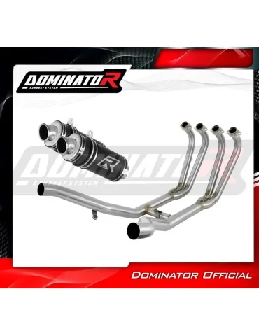 Ligne d'échappement complète inox Dominator GP1 Noir pour Yamaha XJ 900 (1994-2003)