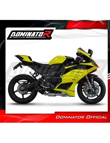 Ligne d'échappement complète inox Dominator HP8 Noir pour Yamaha YZF R9 (2025)