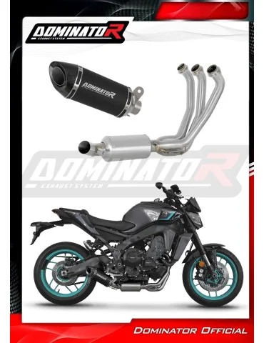 Ligne d'échappement complète inox Dominator HP8 Noir pour Yamaha MT-09 (2024-2025)