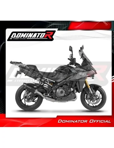 Ligne d'échappement complète inox Dominator HP6 Noir EX pour Suzuki GSX-S 1000 GX (2024)