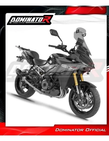 Ligne d'échappement complète inox Dominator HP6 Noir EX pour Suzuki GSX-S 1000 GX (2024)