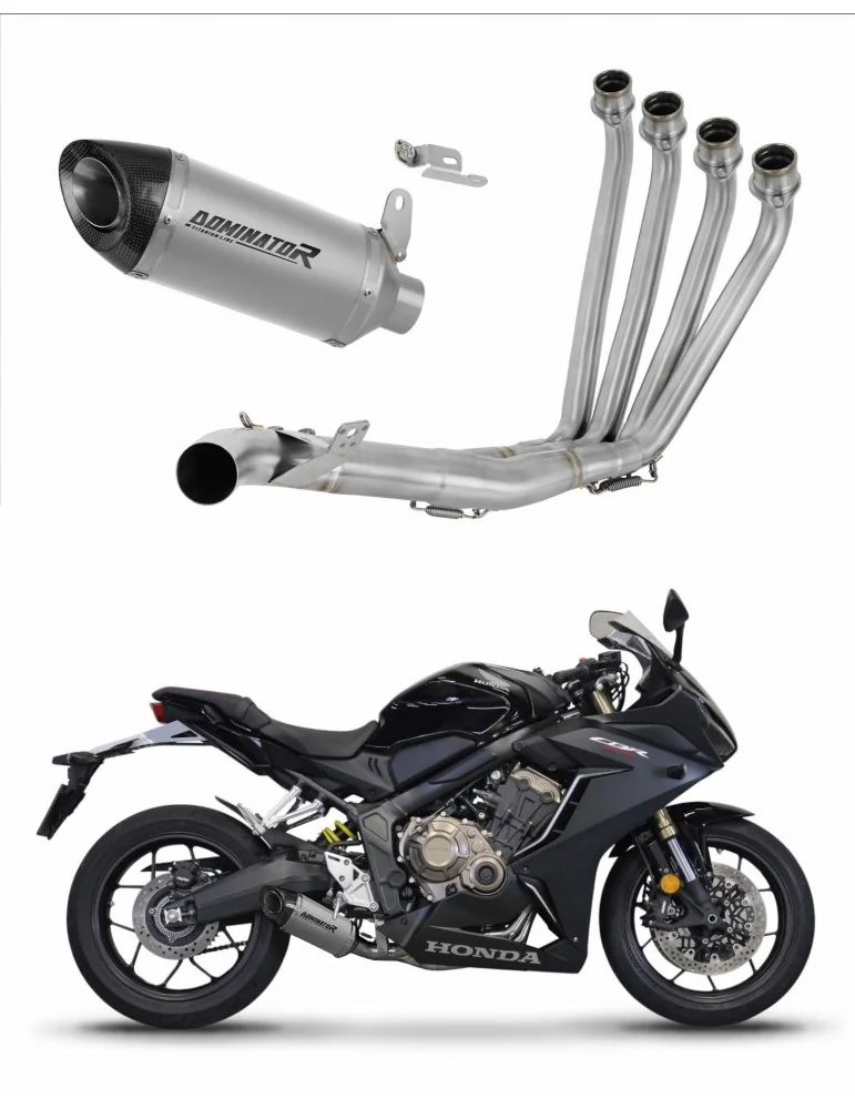 Ligne d'échappement complète Dominator HP8 Titane pour Honda CBR 650 R (2019-2023)