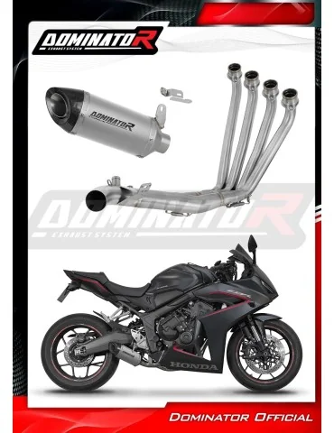Ligne d'échappement complète Dominator HP8 Titane pour Honda CB 650 R / E-Clutch (2024-2025)