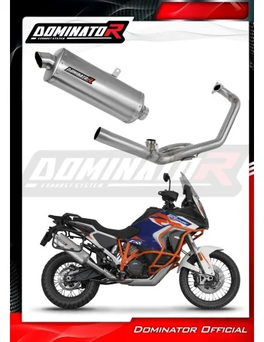 Ligne d'échappement complète inox Dominator P7 pour KTM 1290 Super Adventure (2021-2024)
