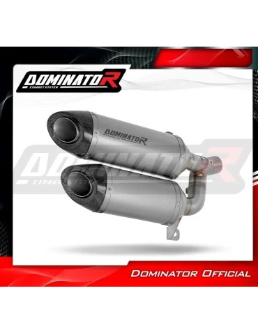 Silencieux slip-on Dominator HP8 Titane pour Triumph Rocket 3 GT (2019-2024)