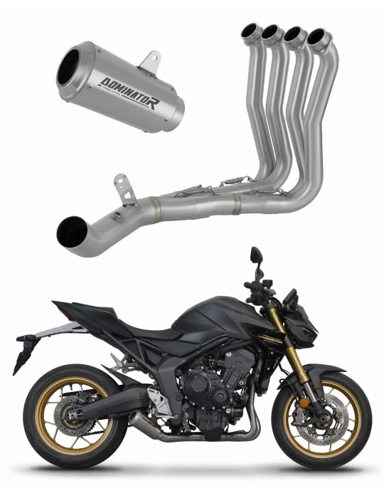 Ligne d'échappement complète inox Dominator GPS pour Honda CB 1000 Hornet / SP 2025, vue 1