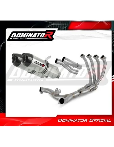 Ligne d'échappement complète inox Dominator HP1 pour Kawasaki Z1000 (2017-2020)