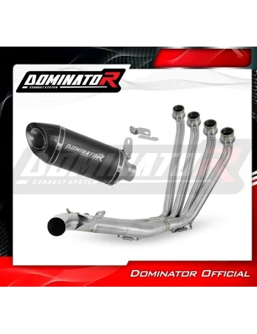 Ligne d'échappement complète inox Dominator HP8 Noir pour Honda CB 650 F (2014-2018)