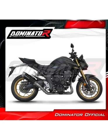 Ligne d'échappement complète inox Dominator S6 Noir pour Honda CB 1000 Hornet / SP (2025)