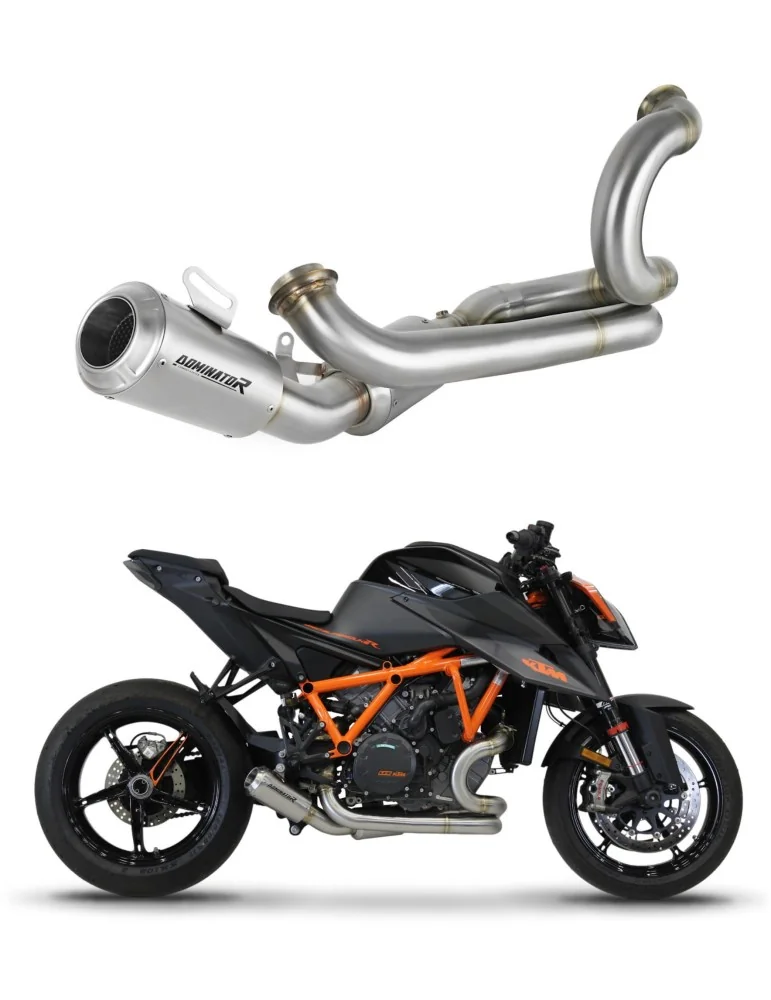 Décatalyseur inox Dominator GPS pour KTM 1290/1390 Super Duke 2020-2025