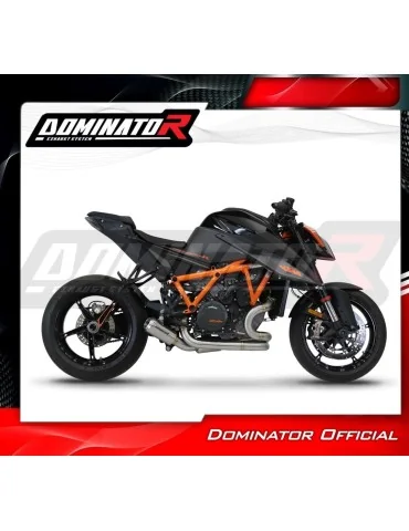 Décatalyseur inox Dominator GPS pour KTM 1290/1390 Super Duke 2020-2025
