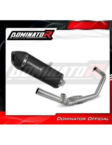 Ligne d'échappement complète inox Dominator HP7 Noir pour KTM 1290 Super Adventure (2021-2024)