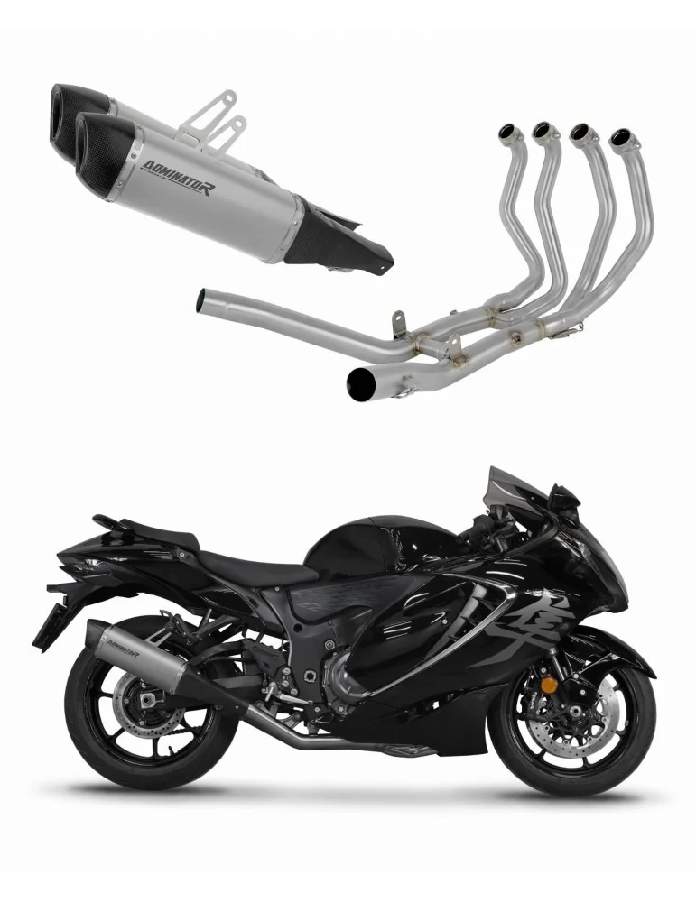 Ligne d'échappement complète Dominator HP6 Titane pour Suzuki GSX 1300 R Hayabusa (2021-2024)