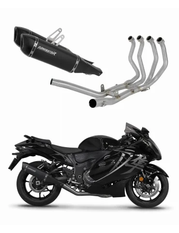 Ligne d'échappement complète inox Dominator HP6 Noir pour Suzuki GSX 1300 R Hayabusa (2021-2024)
