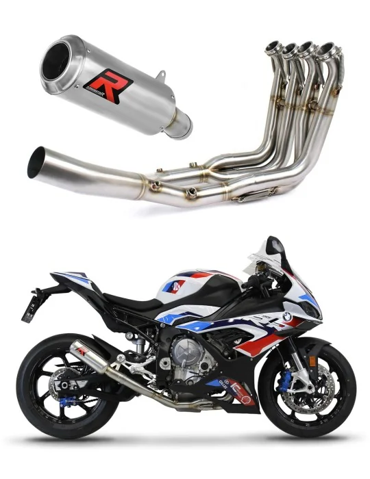 Ligne d'échappement complète inox Dominator GP pour BMW S1000RR 2019-2026, vue 1