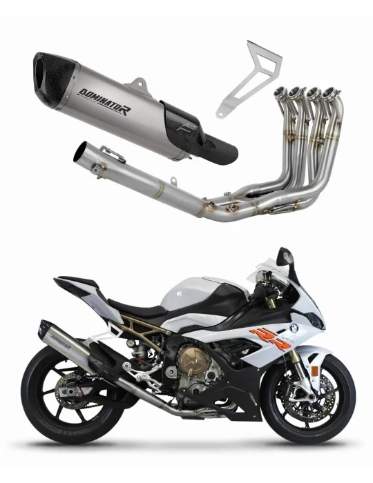 Ligne d'échappement complète Dominator HP6 Titane pour BMW M1000RR 2020-2024, vue 1