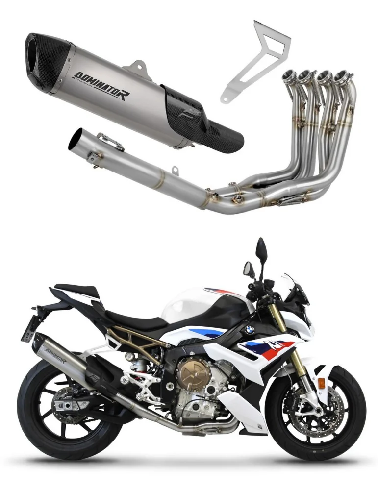 Ligne d'échappement complète Dominator HP6 Titane pour BMW S1000R (2021-2026) - réf. BW134DFSRF6T