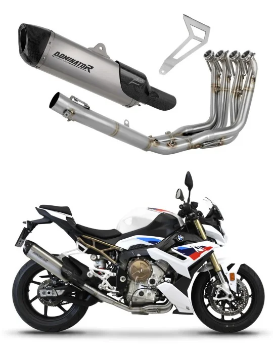 Ligne d'échappement complète Dominator HP6 Titane pour BMW S1000R 2021-2026, vue 1
