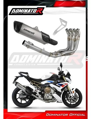 Ligne d'échappement complète Dominator HP6 Titane pour BMW S1000R (2021-2026) - réf. BW134DFSRF6T