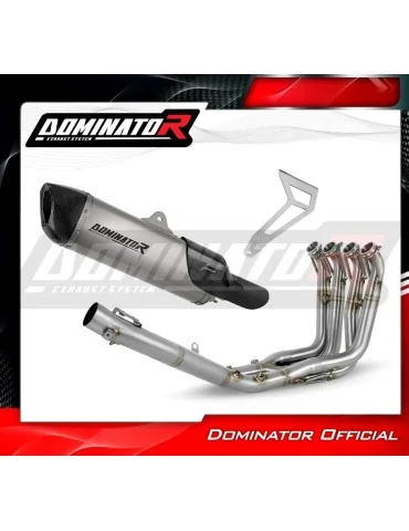 Ligne d'échappement complète Dominator HP6 Titane pour BMW S1000R (2021-2026) - réf. BW134DFSRF6T